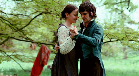 Bright Star — John Keats and Fanny Brawne dancing in the garden